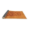 thumbnail image 2 of Ahgly Company Indoor Square Oriental Orange Traditional Area Rugs, 7' Square, 2 of 4
