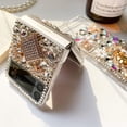 thumbnail image 3 of for Samsung Galaxy Z Flip 3 5G Case,Luxury Bling Diamond Rhinestone Gemstone 3D Perfume Bottle and Flower Gemstone Soft TPU Back Cover Case for Women Girls with Galaxy Z Flip 3 5G (2021), 3 of 5