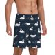 thumbnail image 2 of Fotbe Cartoon Swan Pantalones Cortos de Pijama para Hombre, Ropa de Dormir, Pantalones de Pijama Cortos para Hombre-XX-Large, 2 of 6