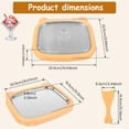 thumbnail image 7 of Evjurcn Rolled Ice Cream Maker Kit, Portable Stainless Steel Instant Freeze Pan with 2 Spatulas & Lid, DIY Homemade Ice Cream Tray for Gelato, Frozen Yogurt, Dessert – Fun Family Activity (Orange), 7 of 7