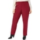 thumbnail image 2 of Pantalones de Vestir Anne Klein Bowie para Mujer Rojo 18W, 2 of 2