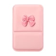 thumbnail image 2 of Linnome Small Travel Leather Folding Makeup Mirror Compact with Bow Design - Mini Portable Vanity Cosmetic Mirror for Women - Travel-Friendly Foldable Pocket Mirror for Purse Handbag, 2 of 6