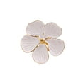 thumbnail image 2 of Servilletero Matsuzay Hebilla Flor Decoración Reutilizable Cocina y Comedor Blanco, 2 of 6