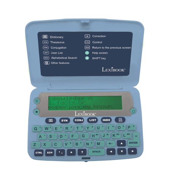 Diccionario electrónico LEXiBOOK D650EN con tesauro en inglés