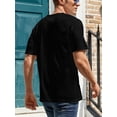 thumbnail image 2 of Graphic - Playera de Manga Corta Equipo para Exteriores para Unisex AdultoBlessed Are Those Who Hunger T-Shirt - Inspirational Scripture Design for Men - Black Cotton Tee For Adult, Men, Women, Teen, 2 of 6