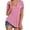 Pink, variant on Ticikt Women's Hoodie Pullover Sweatshirt Long Sleeve Tops Casual Tops,Color:Purple,Size:XL