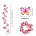 thumbnail image 3 of Dongrere Artificial Butterfly Garland, Fake Butterfly Vine, Faux Floral Twig for Wedding Party Dining Table Decor, 40 Inch, B, 3 of 6