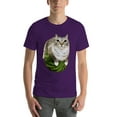 thumbnail image 6 of Cute Cat & Watermelon Print T-shirt Playful Summer Style, 6 of 9