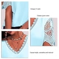 thumbnail image 4 of Blusa de manga corta a la moda para mujer, blusa de manga corta para mujer, blusa de encaje para mujer, blusa de manga corta para mujer, calidad en la que puede confiar, 4 of 5