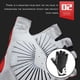 thumbnail image 4 of Guantes de Ciclismo Eigraketly Antideslizantes Medio Dedo Negro, 4 of 6