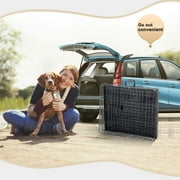 Bestpet 30 Large Folding Wire Dog Crate, Metal Pet House for Indoor Use