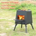 thumbnail image 3 of Yeacher Barbecue Pliant Portable à Bois avec Pieds Rétractables pour Camping Randonnée Cuisine Extérieure, 3 of 7