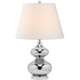thumbnail image 2 of SAFAVIEH Eva 24 in. H Double Gourd Glass Table Lamp, Silver, 2 of 2