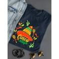 thumbnail image 4 of Cinco De Mayo Mexico Sombrero Shaped T-Shirt Women -Image by Shutterstock, Female 3X-Large, 4 of 4