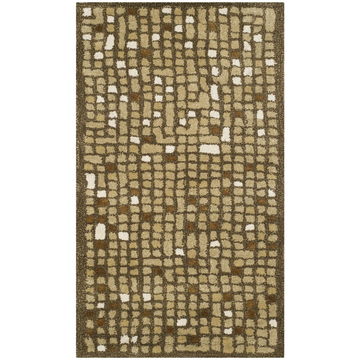 SAFAVIEH Martha Stewart Mosaic Dotted Area Rug, Oolong Tea Green, 8' x 10'