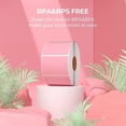 thumbnail image 3 of SZTXJ 1.9"x1.18" -1 Roll, 800 Direct Thermal Label Labels, Self Adhesive Address Shipping Thermal Stickers, Pink Square Label for Thermal Label Printe, 3 of 5