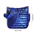 thumbnail image 2 of Bolso bandolera Tmvgtek para mujer acolchado de gran capacidad de invierno color sólido suave, 2 of 6