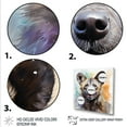 thumbnail image 3 of Designart "African Hyena Haven Hunt in Brown and Green" Animals Framed Wall Art Decor - Modern Brown Other Animals Bedroom Framed Canvas Wall Art, 3 of 6