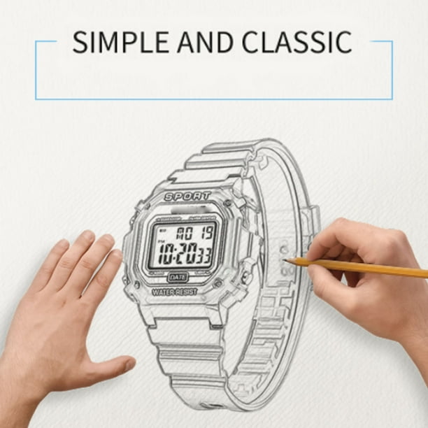 Digital wrist deals watch walmart