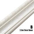thumbnail image 3 of CAROOTU Wall Trim Line Skirting Border 3D Pattern Sticker Decoration Self Adhesive, 3 of 6
