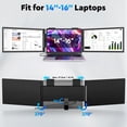 thumbnail image 3 of Extensor de pantalla para laptop HONGO de 14" con doble monitor portátil, 3 of 8