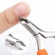 thumbnail image 4 of Cortacutículas Fernando herramienta de Manicura y Pedicura acero inoxidable Naranja, 4 of 8
