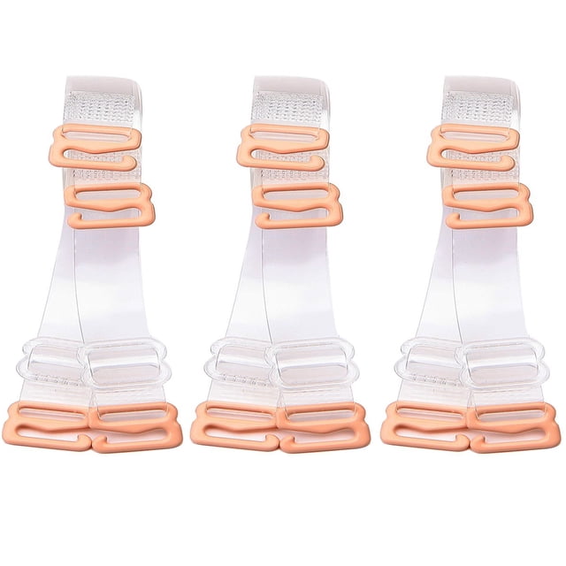 WingsLove 3 Pairs Invisible Soft Clear Replacement Bra Shoulder Straps