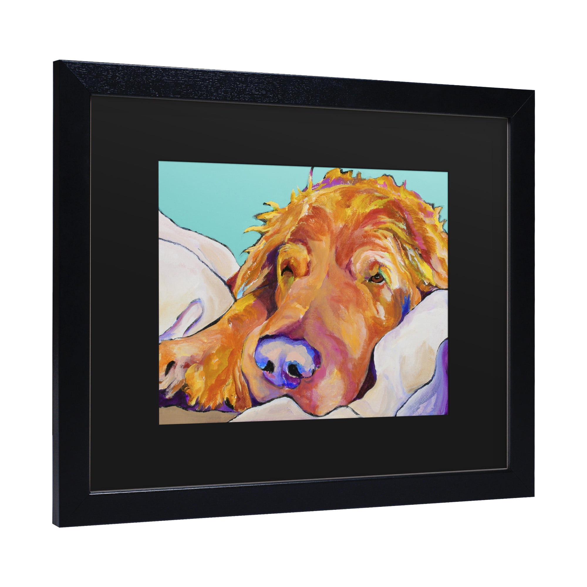 Trademark Fine Art 'Snoozer King' Canvas Art by Pat Saunders-White