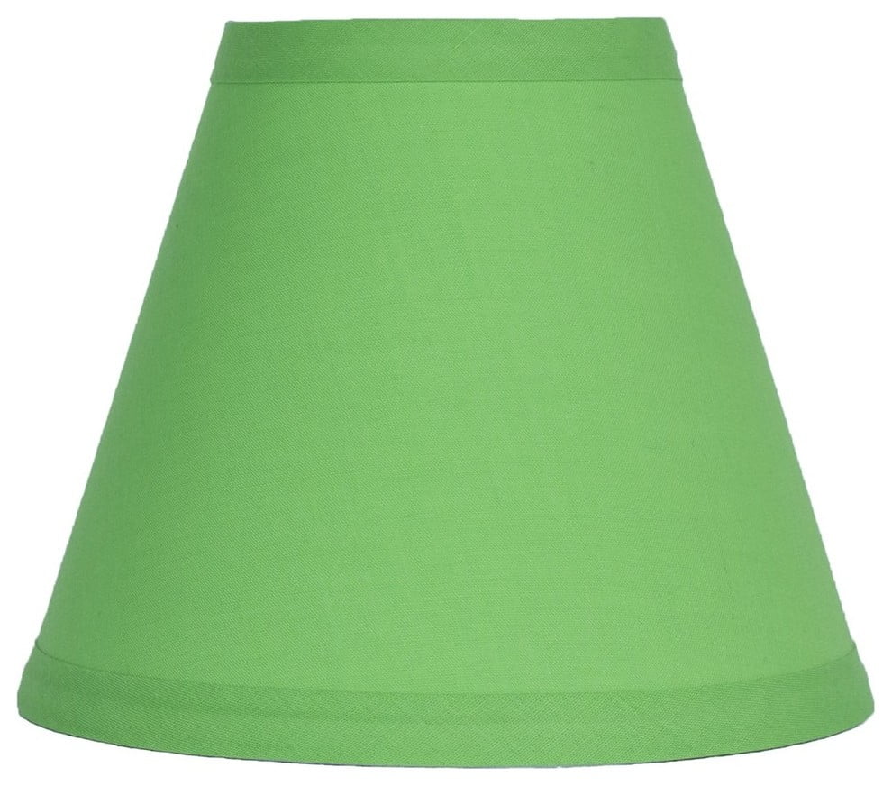 Urbanest Bright Green Cotton Chandelier Lamp Shade, 3x6x5"