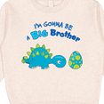 thumbnail image 3 of Inktastic Happy Dinosaur Future Big Brother Toddler Sweatshirt, 3 of 4