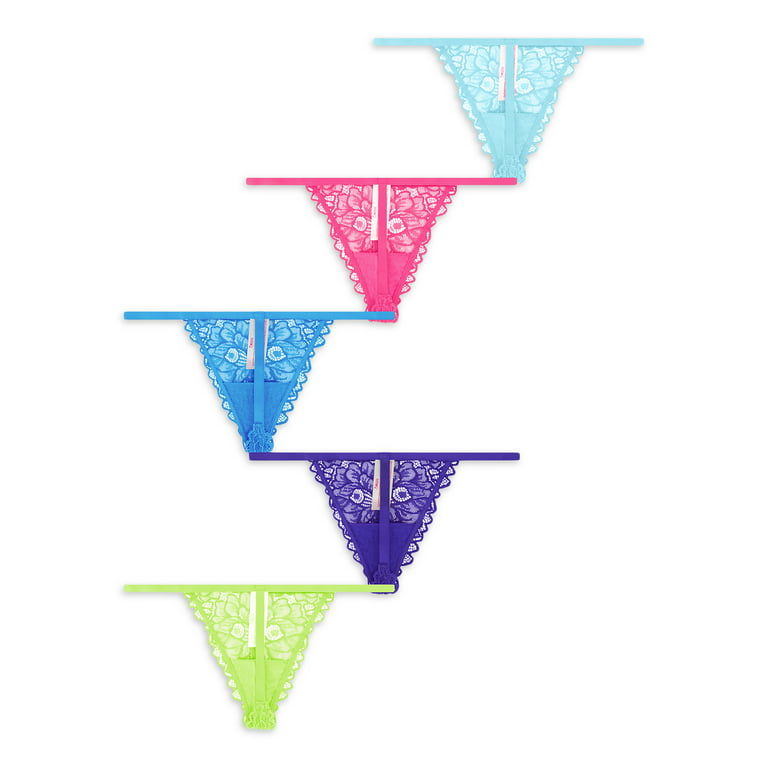 Moxeay G-String Thong Panty Underwear Pack of 5 