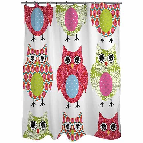 Thumbprintz Owls Shower Curtain, 71" x 74"