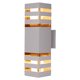 thumbnail image 3 of Moderno Impermeable Arriba Abajo Aluminio Cuboide Led Lámparas De Pared Doble Cabeza Lámpara De Pared Exterior E27 Enchufe Ac 85-240V Para Patio Jardín Porche Corredor Yuarrent HA024335-01, 3 of 6