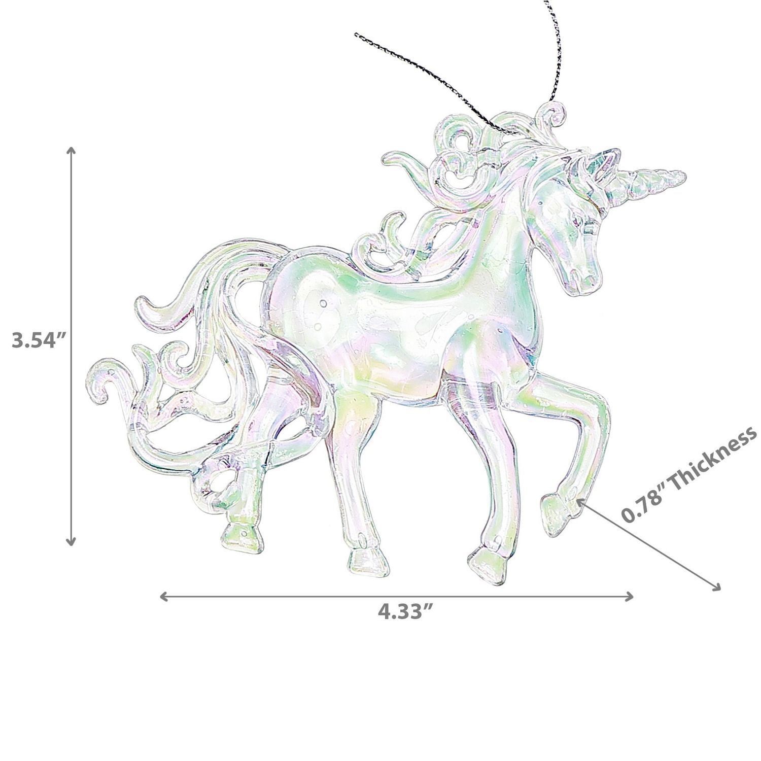 Ornement Licorne - Lot De 12