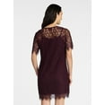 thumbnail image 3 of Time and Tru Women's Mini Lace Shirtdress, Sizes XS-XXXL, 3 of 5