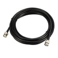 thumbnail image 1 of Cable coaxial RG58 con conectores BNC macho a BNC macho 50 Ohm 15 pies Unique Bargains, 1 of 5