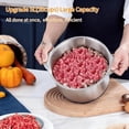 thumbnail image 4 of Food Processors,500W Powerful Small Meat Grinder & Food Chopper Electric Vegetable Chopper with One 8-Cups Bowl & S Blades for Meat/fish/Vegetable/Baby Food, 4 of 11