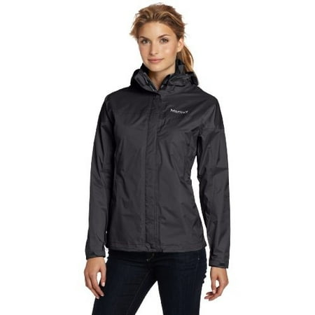 Marmot Women's Precip Jacket, Black, Large