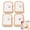 4pc, variant on Bread Sponges,Toast Shaped Pop-Up Compostable Sponges,Dual Sided Kitchen Home Scrubber Pad,Reusable Absorbent Funny Cleaning Tools