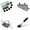 4Pcs Set B, variant on Gamvdout Bike Repair Kit Bicycle Repair Tools With Triangle Bag 16 In 1 Bike Maintenance Emergency Repair Tool Kit Screwdriver Tire Pump Bike Tool Kit