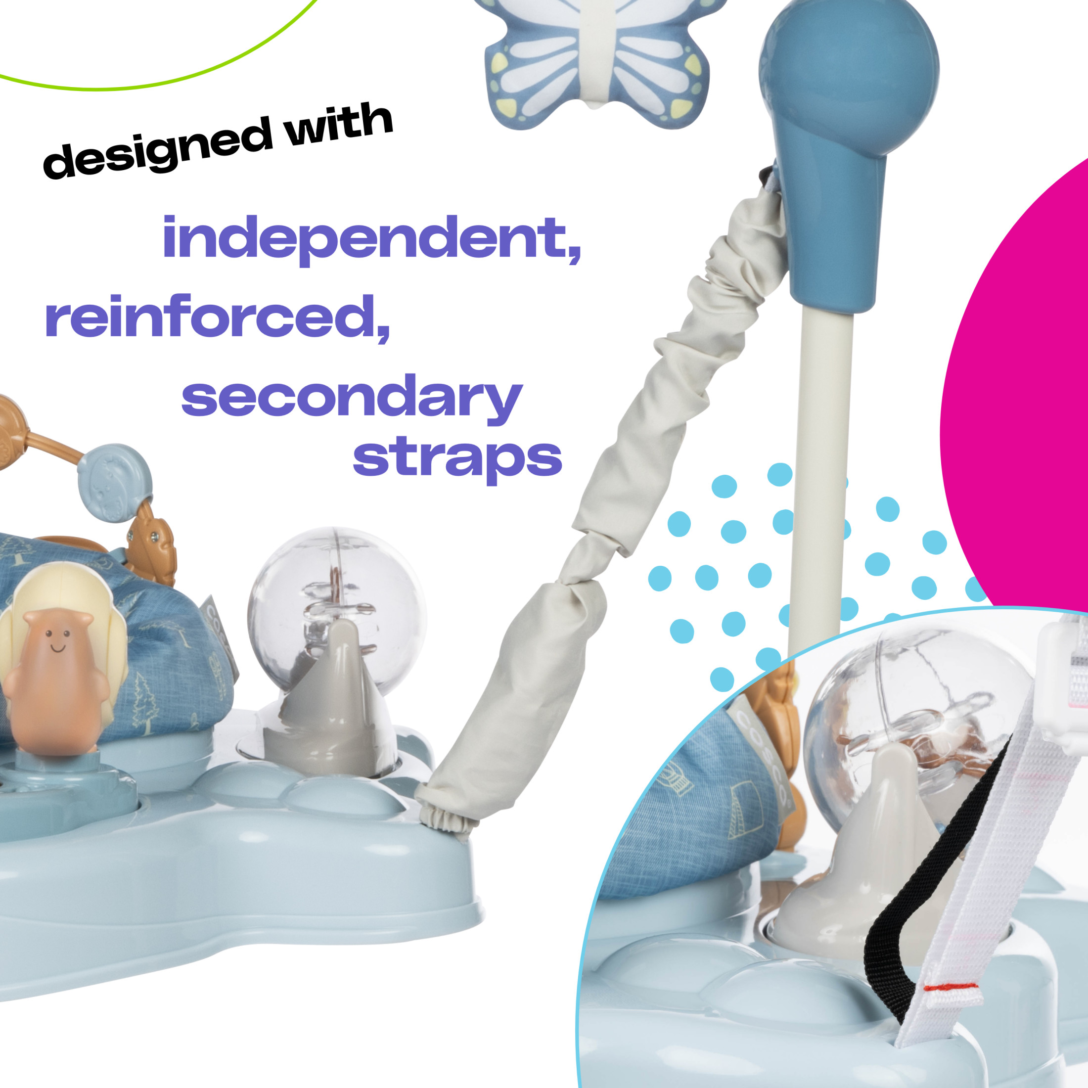 Cosco Kids Twirl-and-Bounce Activity Center, Forest Friends photo 6