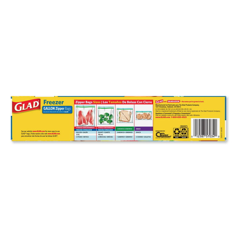Glad® Freezer Bag 15 ct Gallon - Glad Philippines