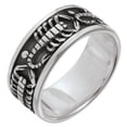 thumbnail image 1 of Scorpion Band Sterling Silver Ring, 1 of 1