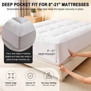 West Mattress Topper King Size,Premium Quilted 1000Gsm Extra Thick Mattress Topper,King Size Mattress Topper,King Mattress Topper,Mattress Topper King,Mattress Topper King Size Bed