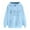 Blue, variant on Women's Oversized Pullover With Hood Loose Long Sleeved Sweatshirt With Pockets Cat Print Hoodie Sweatshirt Women Sweater Zipper Pockets Sweater Women Zipper Sweater Women Vintage Hoodies Hoodie Dress