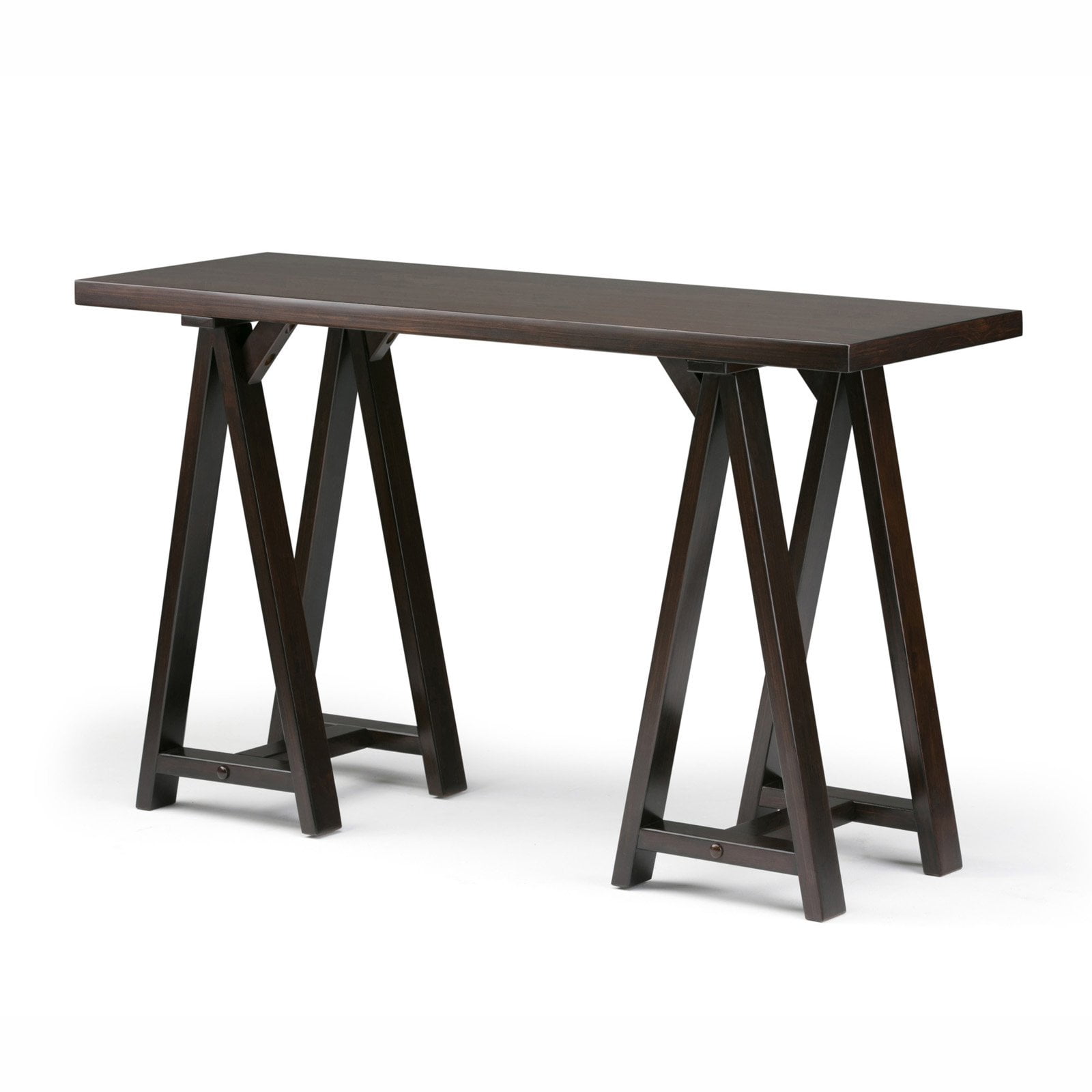 Brooklyn + Max Spokane Pine Wood Console Table