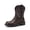 ALL BROWN-NEW, variant on Women's Cowboy Boots Mid Calf Cowgirl Boots Square Toe Chunky Heel Embroidery Stitched Western Boots