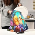 thumbnail image 6 of Coolnut Cute Easter Chicks Kitchen Dish Towel Set 4Pcs,Dishcloths Sets Fast Drying Kitchen Towels Tea Towels Gift Set for Drying Cleaning Cooking Baking183 Wash cloth, 6 of 7