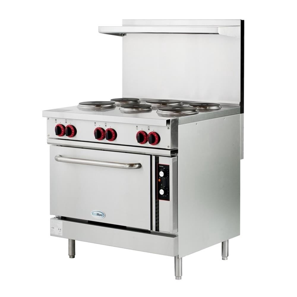 Pemberly Row 36" Electric Range with 6 Burners & 1 Standard Electric Oven