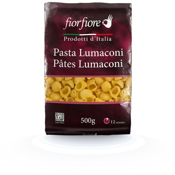 Fiorfiore bronze dyed 12.5% proteins Lumaconi Pasta, 500g (17,6oz) 12,5% proteins